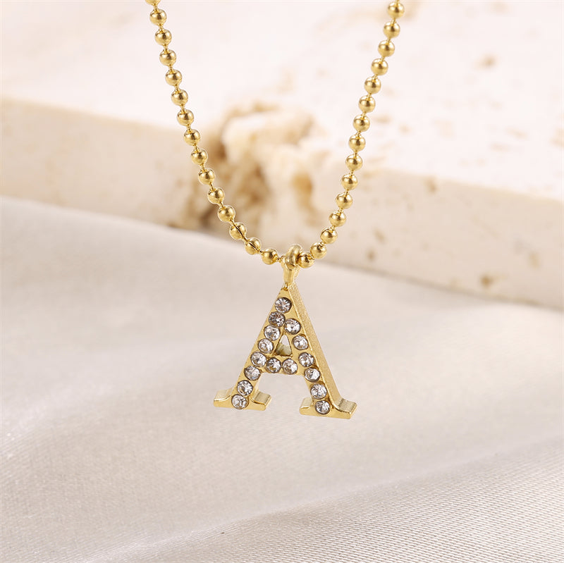 Sparkly Initial Necklace