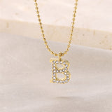 Sparkly Initial Necklace