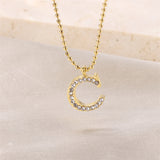 Sparkly Initial Necklace