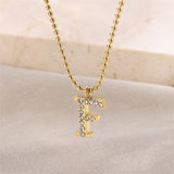 Sparkly Initial Necklace