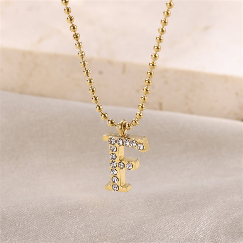 Sparkly Initial Necklace