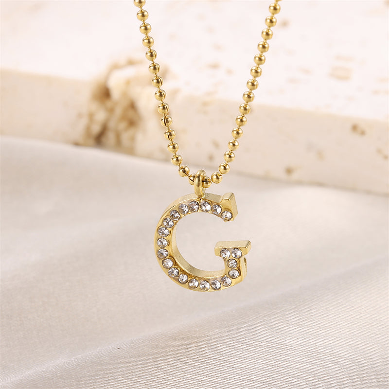 Sparkly Initial Necklace