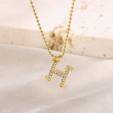 Sparkly Initial Necklace