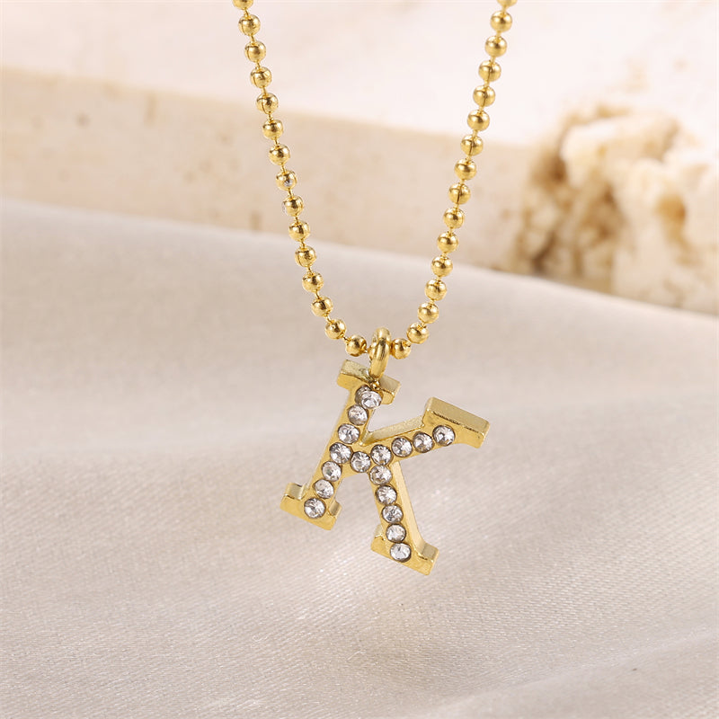 Sparkly Initial Necklace