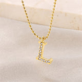 Sparkly Initial Necklace