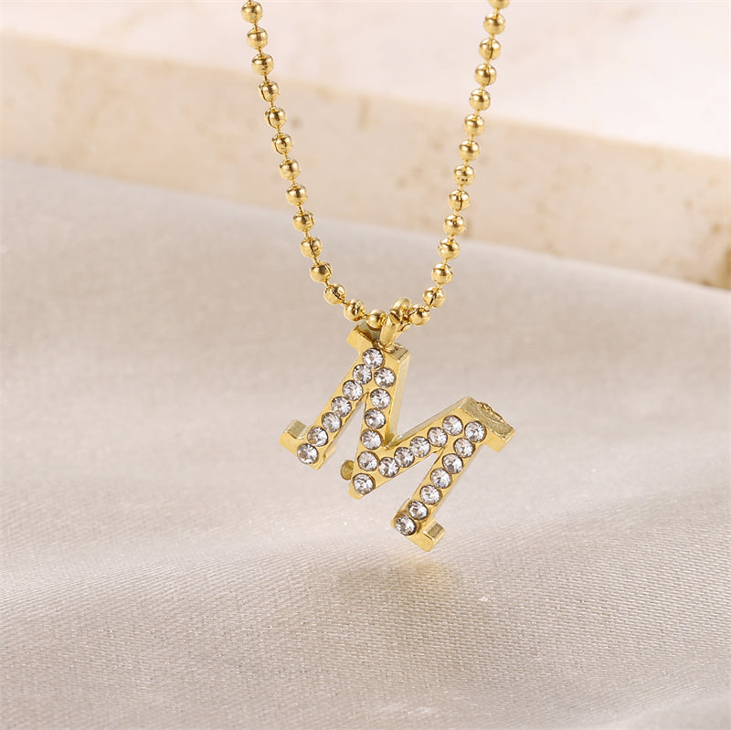 Sparkly Initial Necklace