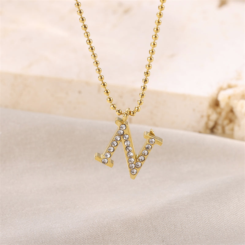 Sparkly Initial Necklace