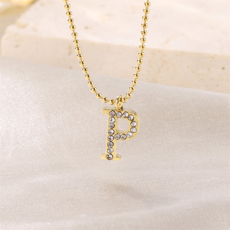 Sparkly Initial Necklace