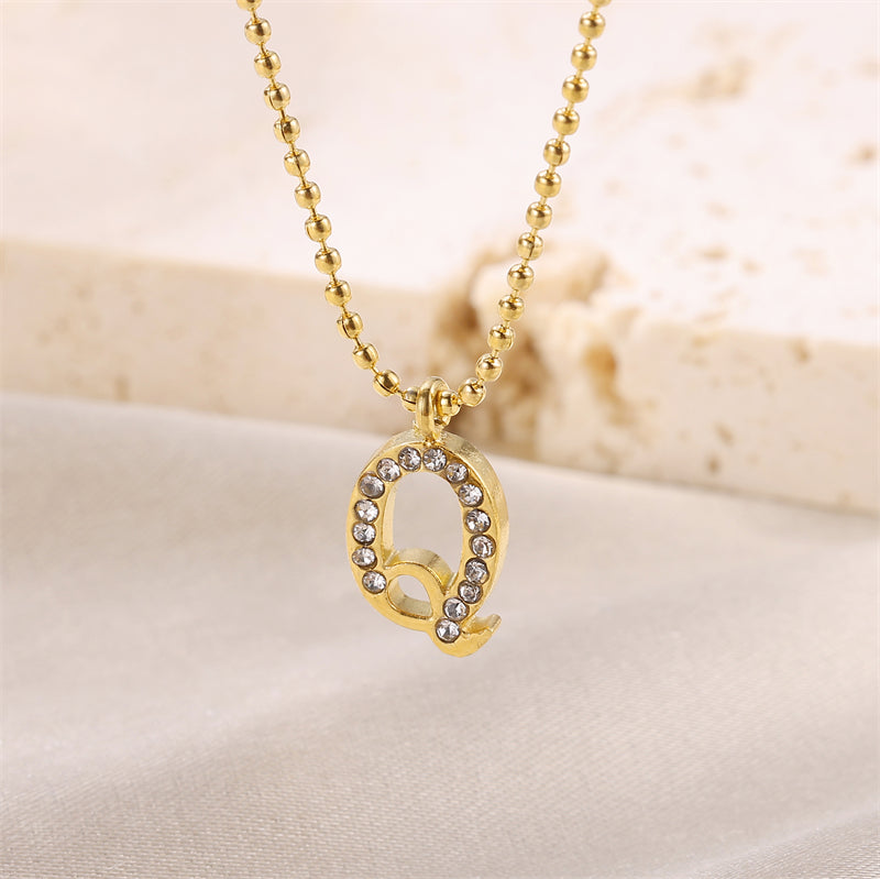 Sparkly Initial Necklace