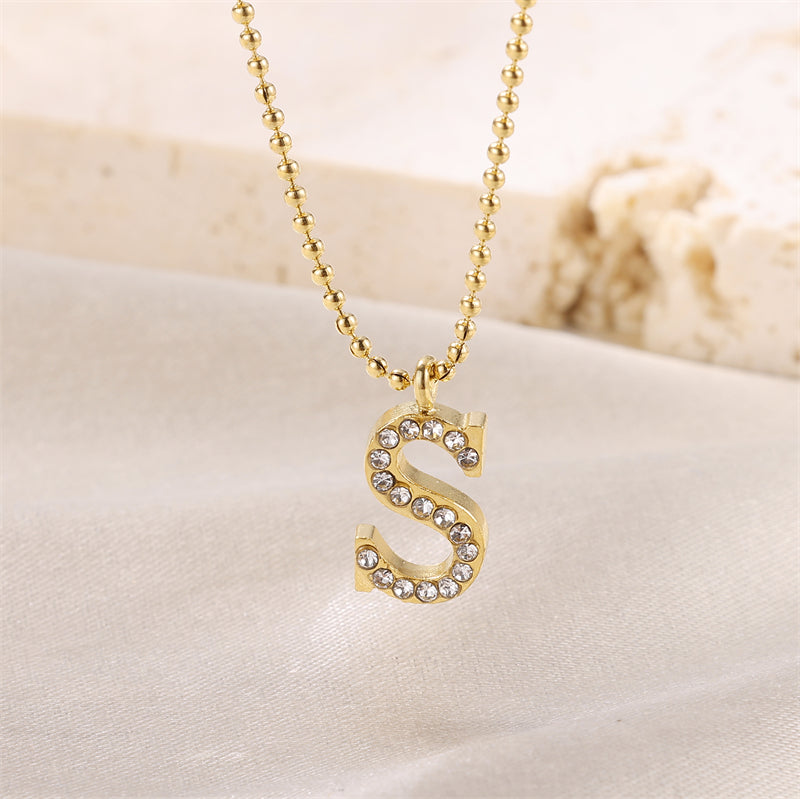 Sparkly Initial Necklace