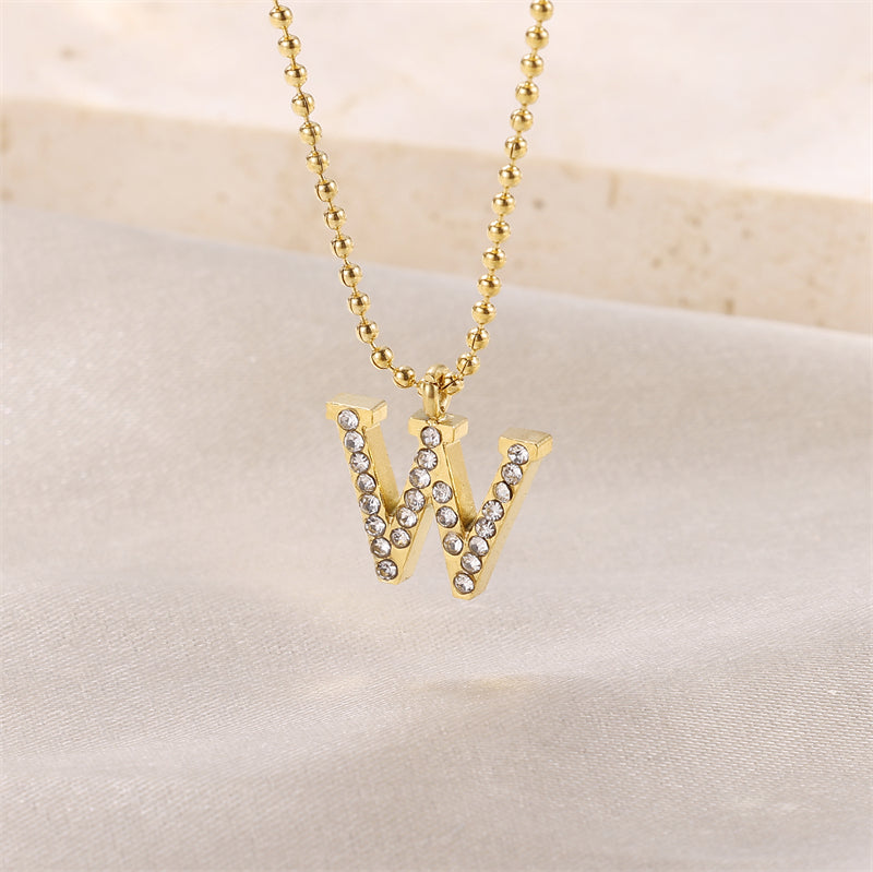 Sparkly Initial Necklace