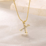 Sparkly Initial Necklace