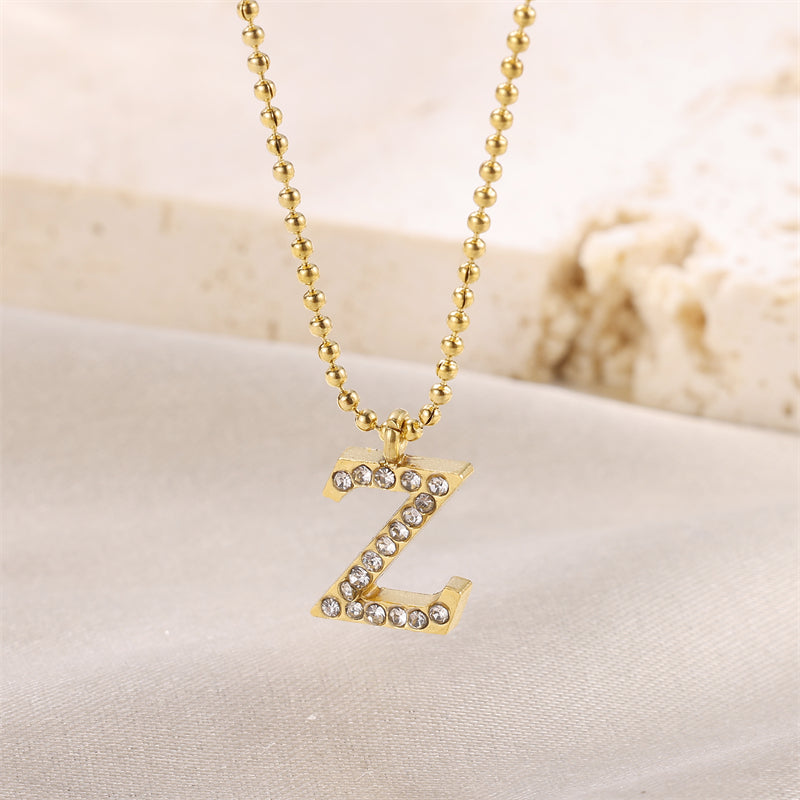 Sparkly Initial Necklace