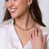 Coloured Gem Necklace - Abora Jewellery