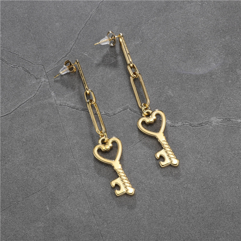 Key Earrings - Abora Jewellery