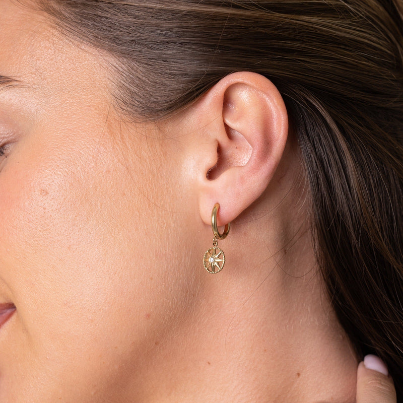 North Star Earrings - Abora Jewellery