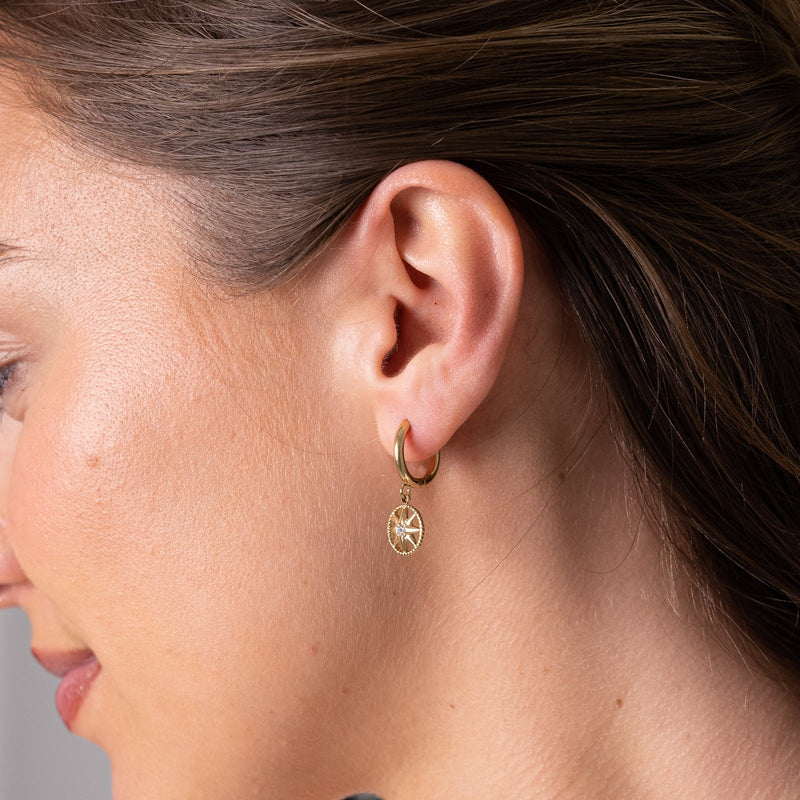 North Star Earrings - Abora Jewellery