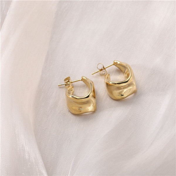 Thick Hoop Earrings - Abora Jewellery